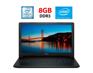 БУ Ноутбук Dell Latitude 3570 / 15&quot; (1366x768) TN / Intel Core i3-6100U (2 (4) ядра по 2.3 GHz) / 8 GB DDR3 / 256 GB SSD / Intel HD Graphics 520 / WebCam из Европы в Одессе