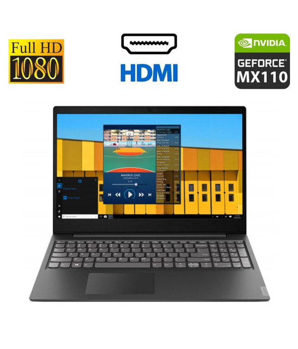 Ноутбук Б-класс Lenovo IdeaPad S145-15IWL / 15.6&quot; (1920x1080) TN / Intel Pentium Gold 5405U (2 (4) ядра по 2.3 GHz) / 8 GB DDR4 / 500 GB HDD / nVidia GeForce MX110, 2 GB GDDR5, 64-bit / WebCam / HDMI - 1