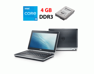 БУ Ноутбук Б-класс Dell Latitude E6320 / 13.3&quot; (1366x768) TN / Intel Core i5-2520M (2 (4) ядра по 2.5 - 3.2 GHz) / 4 GB DDR3 / 500 GB HDD / Intel HD Graphics 3000  / WebCam / VGA из Европы в Одесі