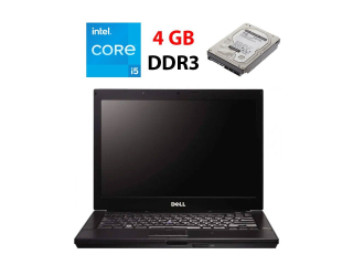БУ Ноутбук Б-класс Dell Latitude E6410 / 14&quot; (1440x900) TN / Intel Core i5-520M (2 (4) ядра по 2.4 - 2.93 GHz) / 4 GB DDR3 / 250 GB HDD / Intel HD Graphics / WebCam из Европы в Одессе