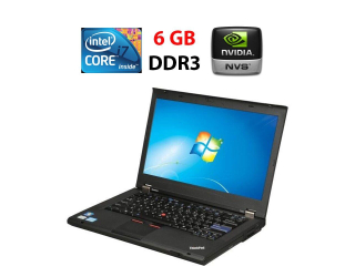 БУ Ноутбук Б-класс Lenovo ThinkPad T420s / 14&quot; (1600x900) TN / Intel Core i7-2620M (2 (4) ядра по 2.7 - 3.4 GHz) / 6 GB DDR3 / 500 GB HDD / nVidia NVS 4200M, 1 GB DDR3, 64-bit / WebCam из Европы в Одессе