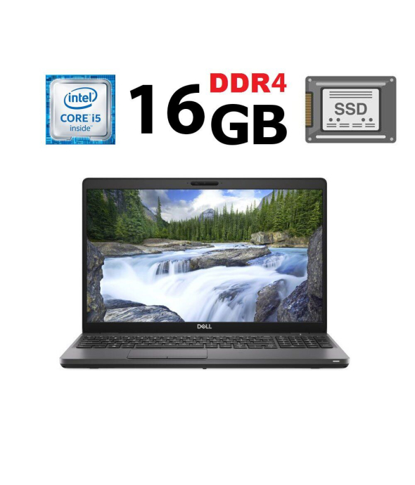Ноутбук Б-класс Dell Precison 3540 / 15.6&quot; (1920x1080) TN / Intel Core i5-8365U (4 (8) ядра по 1.6 - 4.1 GHz) / 16 GB DDR4 / 256 GB SSD / Intel UHD Graphics 620 / WebCam - 1