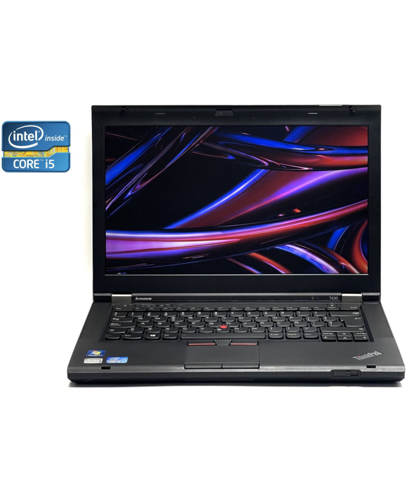Ноутбук А-класс Lenovo ThinkPad T430 / 14&quot; (1600x900) TN / Intel Core i5-3320M (2 (4) ядра по 2.6 - 3.3 GHz) / 4 GB DDR3 / 120 GB SSD / Intel HD Graphics 4000 / WebCam / DVD-RW - 1