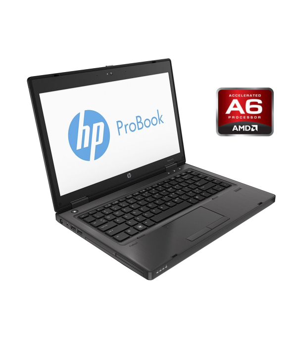 Ноутбук А-класс HP ProBook 6475b / 14&quot; (1366x768) TN / AMD A6-4400M (2 ядра по 2.7 - 3.2 GHz) / 4 GB DDR3 / 128 GB SSD / AMD Radeon HD 7520G / WebCam / DVD-RW - 1