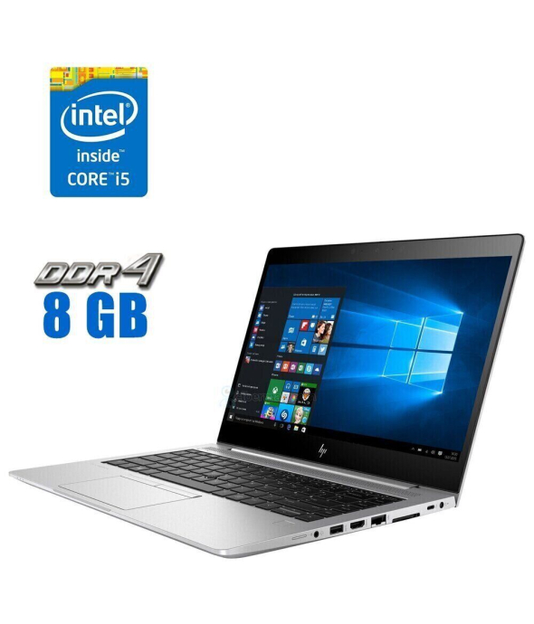 Ультрабук HP EliteBook 840 G6 / 14&quot; (1920x1080) IPS / Intel Core i5-8250U (4 (8) ядра по 1.6 - 3.4 GHz) / 8 GB DDR4 / 480 GB SSD / Intel UHD Graphics 620 / WebCam - 1