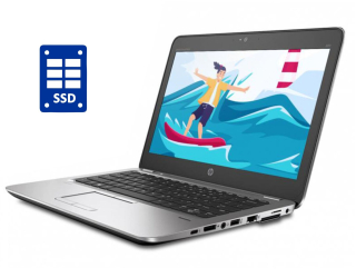 БУ Нетбук А-класс HP EliteBook 820 G3 / 12.5&quot; (1366x768) TN / Intel Core i3-6100U (2 (4) ядра по 2.3 GHz) / 4 GB DDR4 / 128 GB SSD / Intel HD Graphics 520 / WebCam  из Европы в Одессе