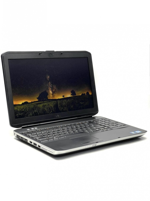 Ноутбук А-класс Dell Latitude E5530 / 15.6&quot; (1366x768) TN / Intel Core i5-3210M (2 (4) ядра по 2.5 - 3.1 GHz) / 8 GB DDR3 / 128 GB SSD / Intel HD Graphics 4000 / WebCam / DVD-RW - 4