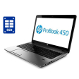 Ноутбук А-класс HP ProBook 450 G2 / 15.6" (1366x768) TN / Intel Core i3-4030U (2 (4) ядра по 1.9 GHz) / 4 GB DDR3 / 128 GB SSD / Intel HD Graphics 4400 / WebCam / DVD-RW / Win 10 Pro - 1