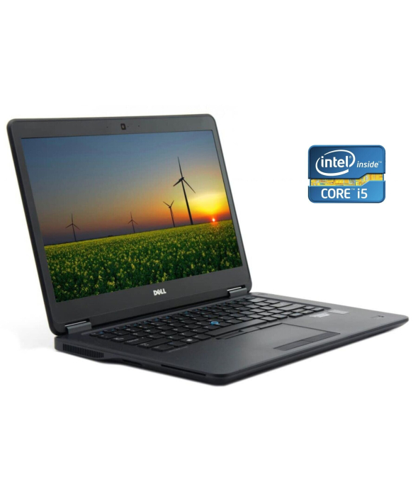 Ультрабук Dell Latitude E7470 / 14&quot; (1920x1080) TN / Intel Core i5-6300U (2 (4) ядра по 2.4 - 3.0 GHz) / 16 GB DDR4 / 256 GB SSD / Intel HD Graphics 520 / WebCam / Win 10 - 1