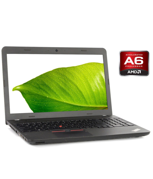 Ноутбук Lenovo ThinkPad E565 / 15.6&quot; (1366x768) TN / AMD A6-8500P (2 ядра по 1.6 - 3.0 GHz) / 4 GB DDR3 / 250 GB SSD / AMD Radeon R5 Graphics / WebCam / DVD-ROM / Win 10 Pro - 1