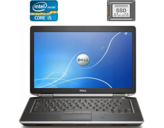 БУ Ноутбук Dell Latitude E6430 / 14&quot; (1366x768) TN / Intel Core i5-3210M (2 (4) ядра по 2.5 - 3.1 GHz) / 4 GB DDR3 / 120 GB SSD / Intel HD Graphics 4000 / HDMI из Европы в Одессе
