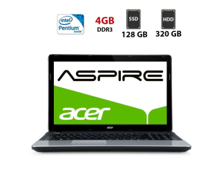 БУ Ноутбук Б-класс Acer Aspire ES1-531 / 15.6&quot; (1366x768) TN / Intel Pentium B960 (2 ядра по 2.2 GHz) / 4 GB DDR3 / 128 GB SSD + 320 GB HDD / Intel HD Graphics / WebCam из Европы в Одесі