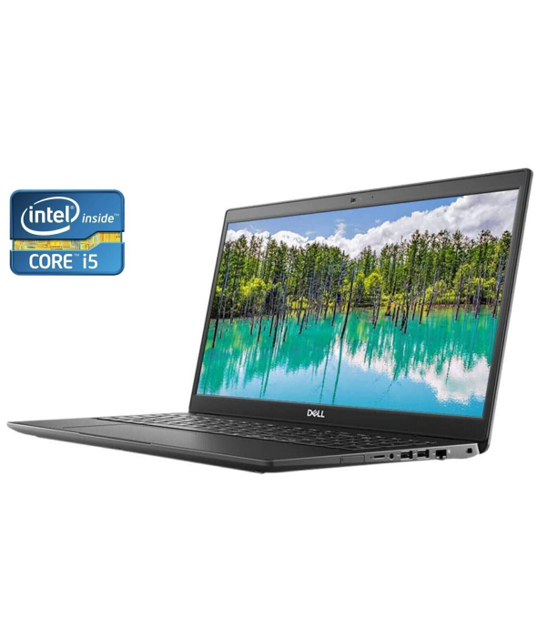 Ноутбук Dell Latitude 3510 / 15.6&quot; (1920x1080) IPS / Intel Core i5-10210U (4 (8) ядра по 1.6 - 4.2 GHz) / 8 GB DDR4 / 240 GB SSD / Intel UHD Graphics / WebCam / Win 11 Pro - 1