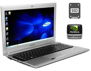 БУ Ноутбук Б-класс Samsung RV511 / 15.6&quot; (1366x768) TN / Intel Pentium P6200 (2 ядра по 2.13 GHz) / 4 GB DDR3 / 120 GB SSD / nVidia GeForce 315M, 512 MB DDR3, 64-bit / WebCam / DVD-ROM / HDMI из Европы в Одесі