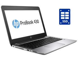 БУ Ультрабук Б-класс HP ProBook 430 G4 / 13.3&quot; (1366x768) TN / Intel Core i3-7100U (2 (4) ядра по 2.4 GHz) / 4 GB DDR4 / 128 GB SSD / Intel HD Graphics 620 / WebCam / Win 10 Pro из Европы в Одессе