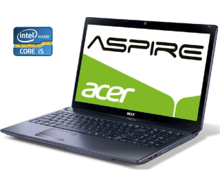 БУ Ноутбук Acer Aspire 5750G / 15.6&quot; (1366x768) TN / Intel Core i5-2450M (2 (4) ядра по 2.5 - 3.1 GHz) / 8 GB DDR3 / 240 GB SSD / Intel HD Graphics 3000 / WebCam / DVD-ROM / Win 10 Pro  из Европы в Одесі