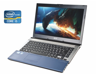 БУ Ноутбук Acer Aspire 4830 / 14&quot; (1366x768) TN / Intel Core i5-2410M (2 (4) ядра по 2.3 - 2.9 GHz) / 8 GB DDR3 / 240 GB SSD / Intel HD Graphics 3000 / WebCam / DVD-RW / Win 10 Pro из Европы в Одесі